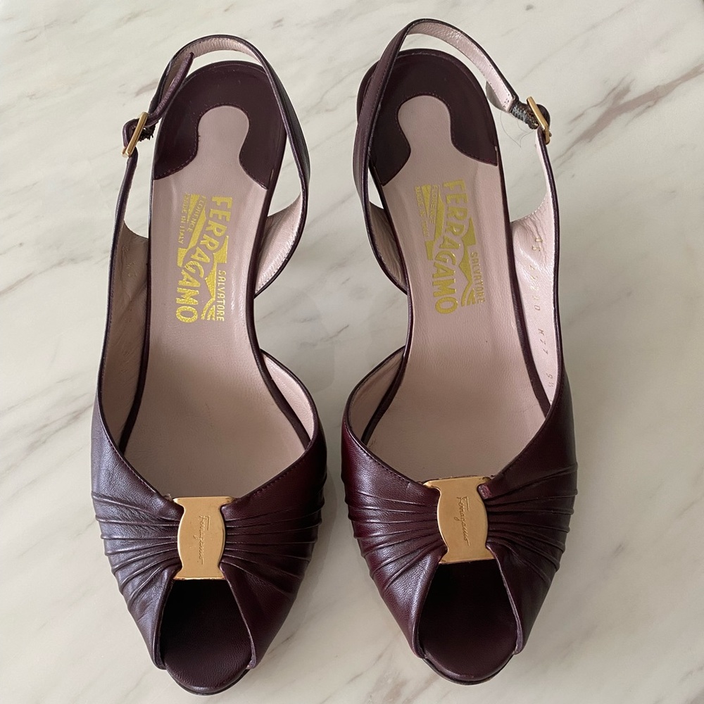 Salvatore Ferragamo leather shoes